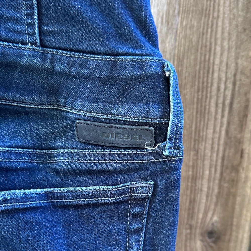 Diesel Denim Zip-Front Overalls - Picture 5 of 7